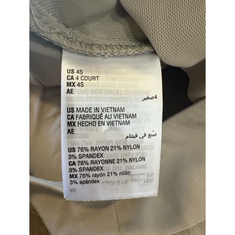 NWT I.N.C. INTERNATIONAL CONCEPTS Mid Rise Tummy Control Beige Skinny Pants 4S - Picture 13 of 16